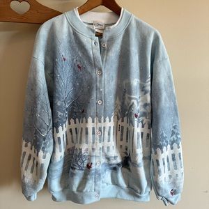 Vintage artisan Christmas sweater